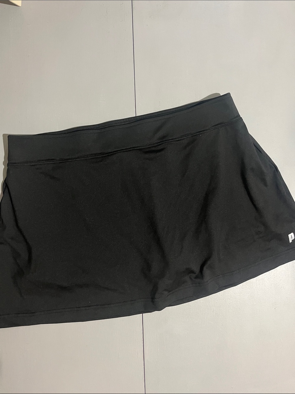 Prince Black Athletic Skirt